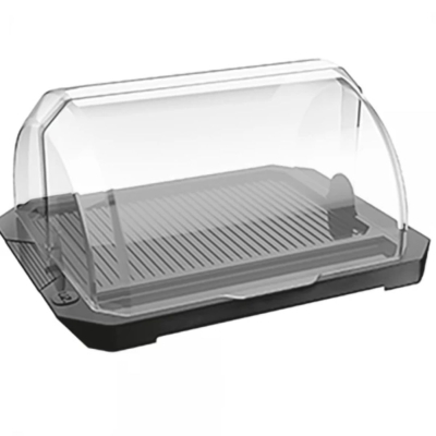 PORTA PÃO COM TAMPA TRANSPARENTE UZ - UZ244PR