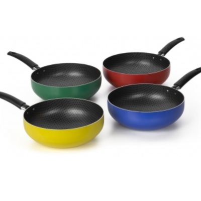 FRIGIDEIRA WOK MULTIFLON COM TAMPA 28CM POP COLOR - 79828