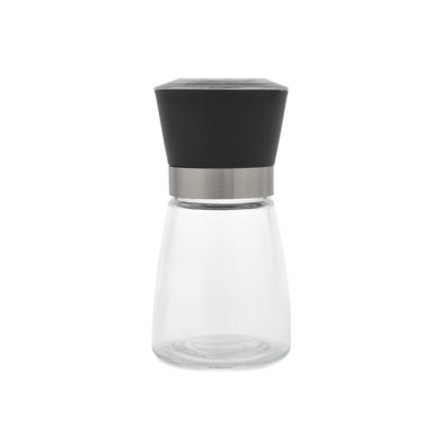 MOEDOR DE VIDRO C/TAMPA VRM/PRETO 170ML