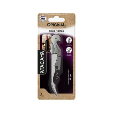 SACA ROLHAS 12CM CROMADO ORIGINAL LINE