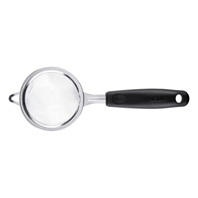 PENEIRA INOX 9CM COM CABO PRETO - 6504