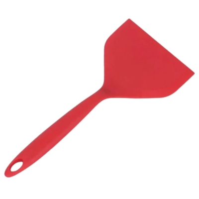 ESPATULA DE SILICONE RASPADOR VERMELHO 25CM 240510