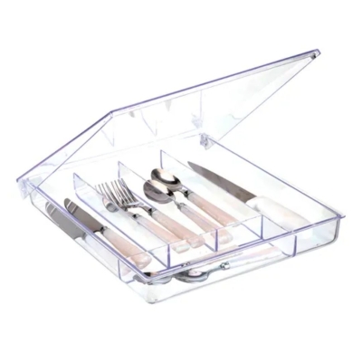 PORTA TALHER CRISTAL 5DIV C TAMPA 31CM K27 KEITA