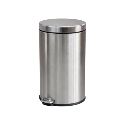 LIXEIRA INOX 20L COM PEDAL BRINOX - 3040204