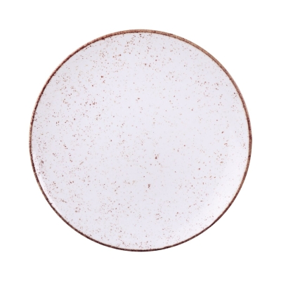 PRATO TRAM RASO 28CM RUSTICO MARROM 96980/009