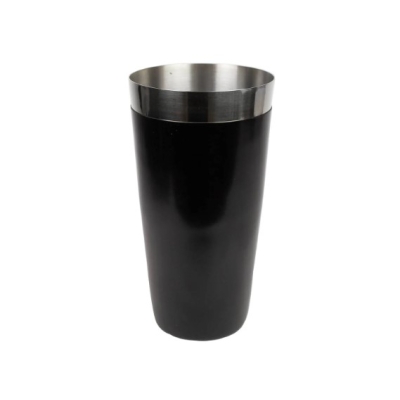 COQUETELEIRA INOX PRETA COM VINIL 840ML - A006-PT