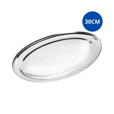 TRAVESSA OVAL FUNDA INOX 30CM KH 3102-30