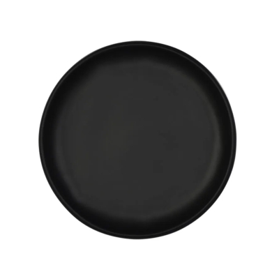 PRATO PARA SOBREMESA 22CM ROMANHA COPPARO PRETO - 11102A