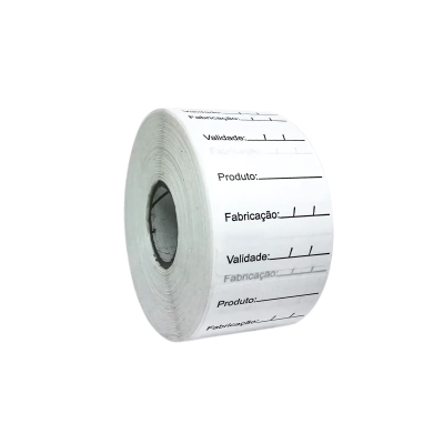 ETIQUETA ADESIVA DE VALIDADE BOPP 40X40 - 1229