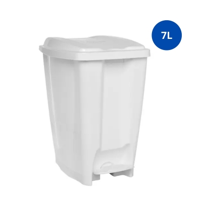 LIXEIRA C/ PEDAL 7L POLIPRO/JAGUAR 1786