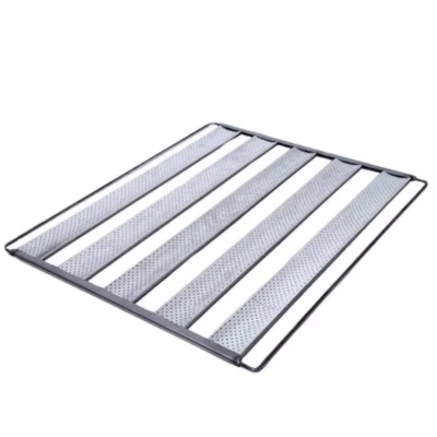 ASSADEIRA PÃO DE SAL 5 TIRAS METALBRAZ 58X68X1.5CM - 434