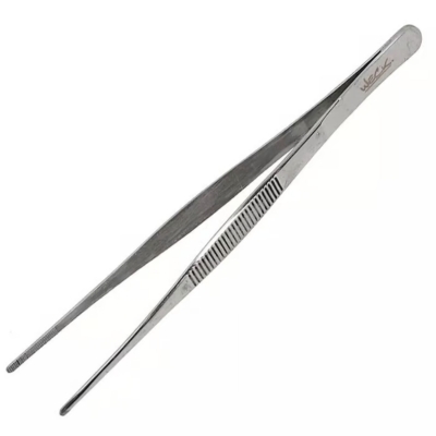 PINÇA CULINÁRIA INOX 20CM WECK COM SERRILHA RETA - 5719