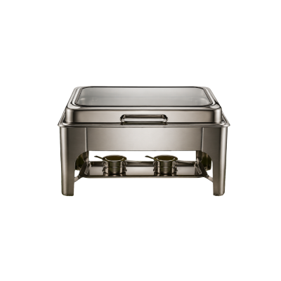 RECHAUD SUPREME RETANGULAR INOX 9L TAMPA C VISOR
